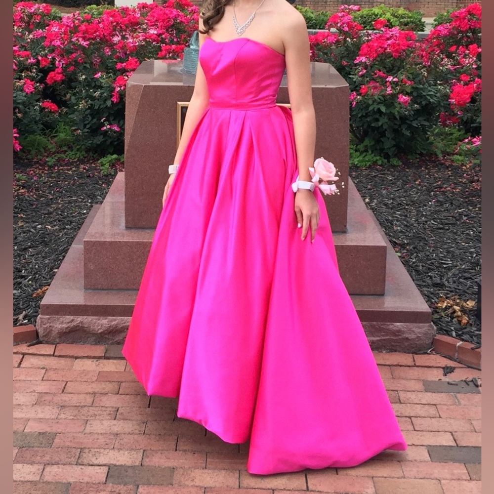 Hot Pink Sherri Hill Formal Dress